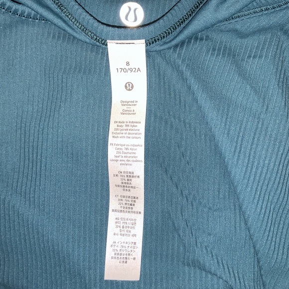NWT Lululemon Athletica All It Takes Ribbed Nulu Long-Sleeve Shirt - Picture 7 of 9
